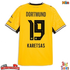 Borussia Dortmund Konstantinos Karetsas #19 Replica Home Stadium Shirt 2026-27 Short Sleeve